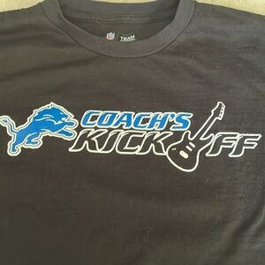 Detroit Lions Football Coach’s Kickoff T-shirt XL Team Apparel NFL 2012